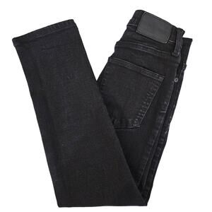 Everlane Cigarette High-Rise Slim Cropped Black Denim Jeans | Women's‎ 23